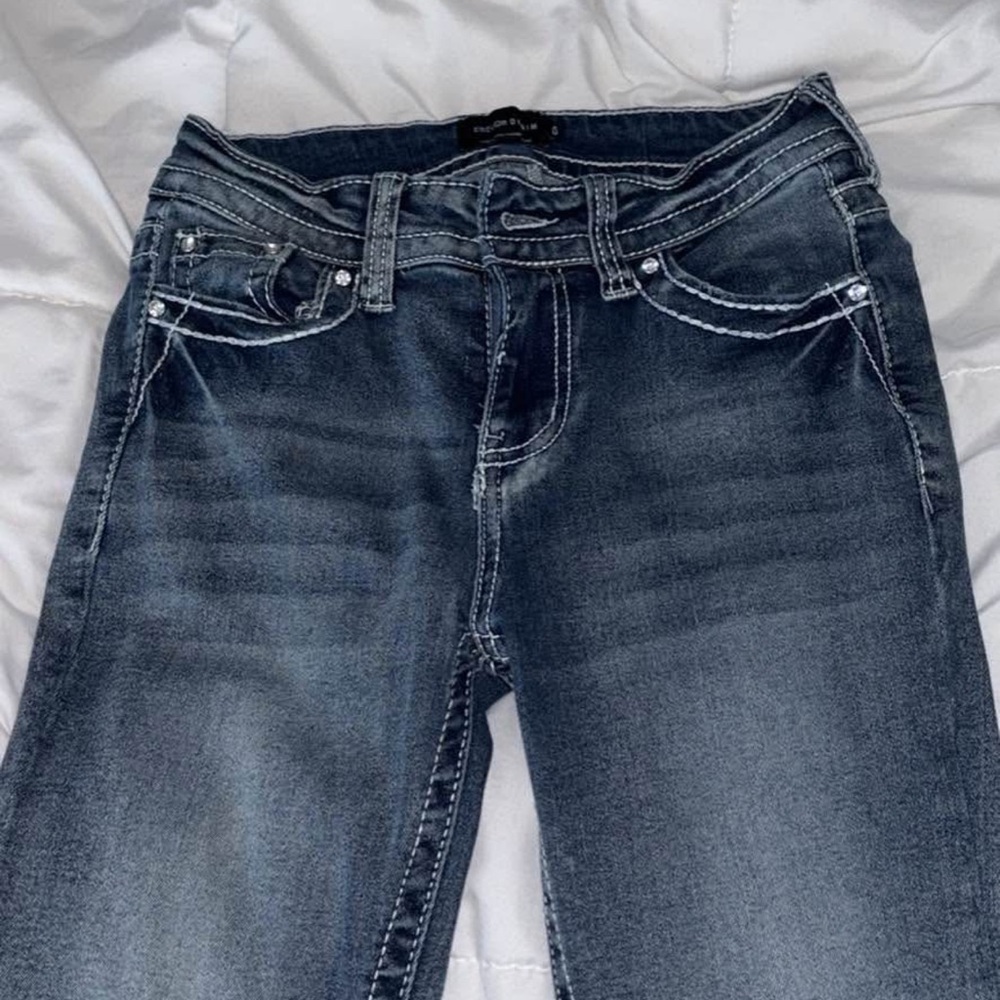 Refuge Dark Blue Skinny Jeans